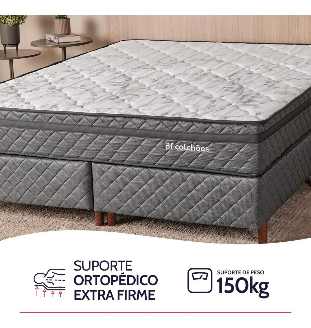 Colchão King Ortopédico Espuma D45 193x203x24cm BF