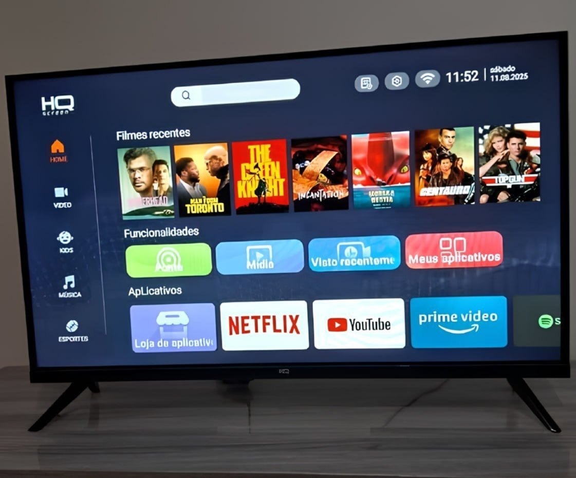 Smart TV HQ 40" Full HD Android 12 Design Slim