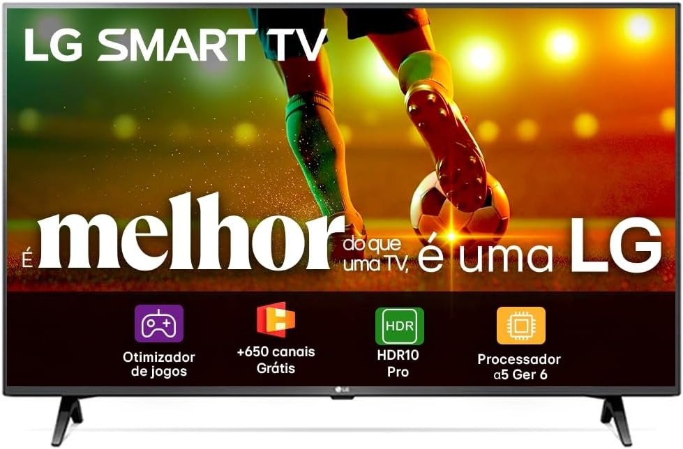 Smart TV 43" LG Full HD 43LR6700 Processador α5 Ger6 AI Alexa