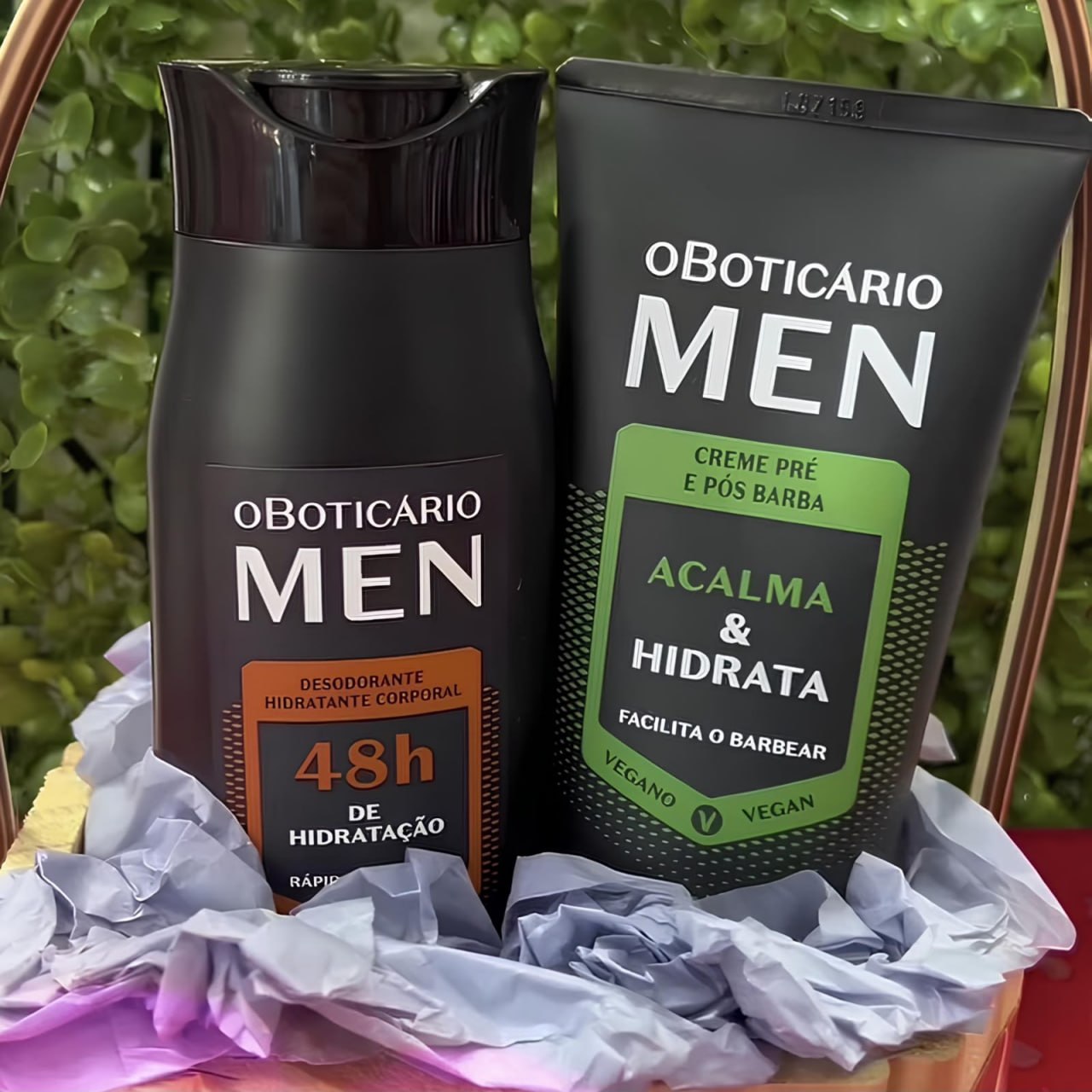 Combo O Boticário Men Sport - Creme Pré e Pós-barba + Loção Corporal