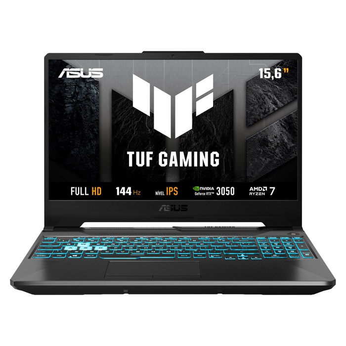 Notebook Gamer ASUS TUF Gaming A15 R7 16GB 512GB W11