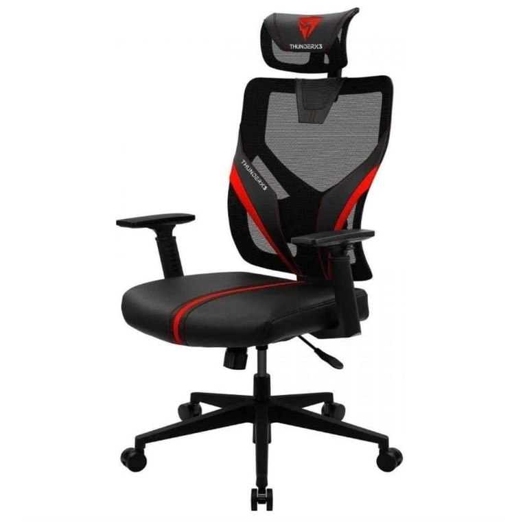 Cadeira Ergonômica Yama1 Vermelha ThunderX3