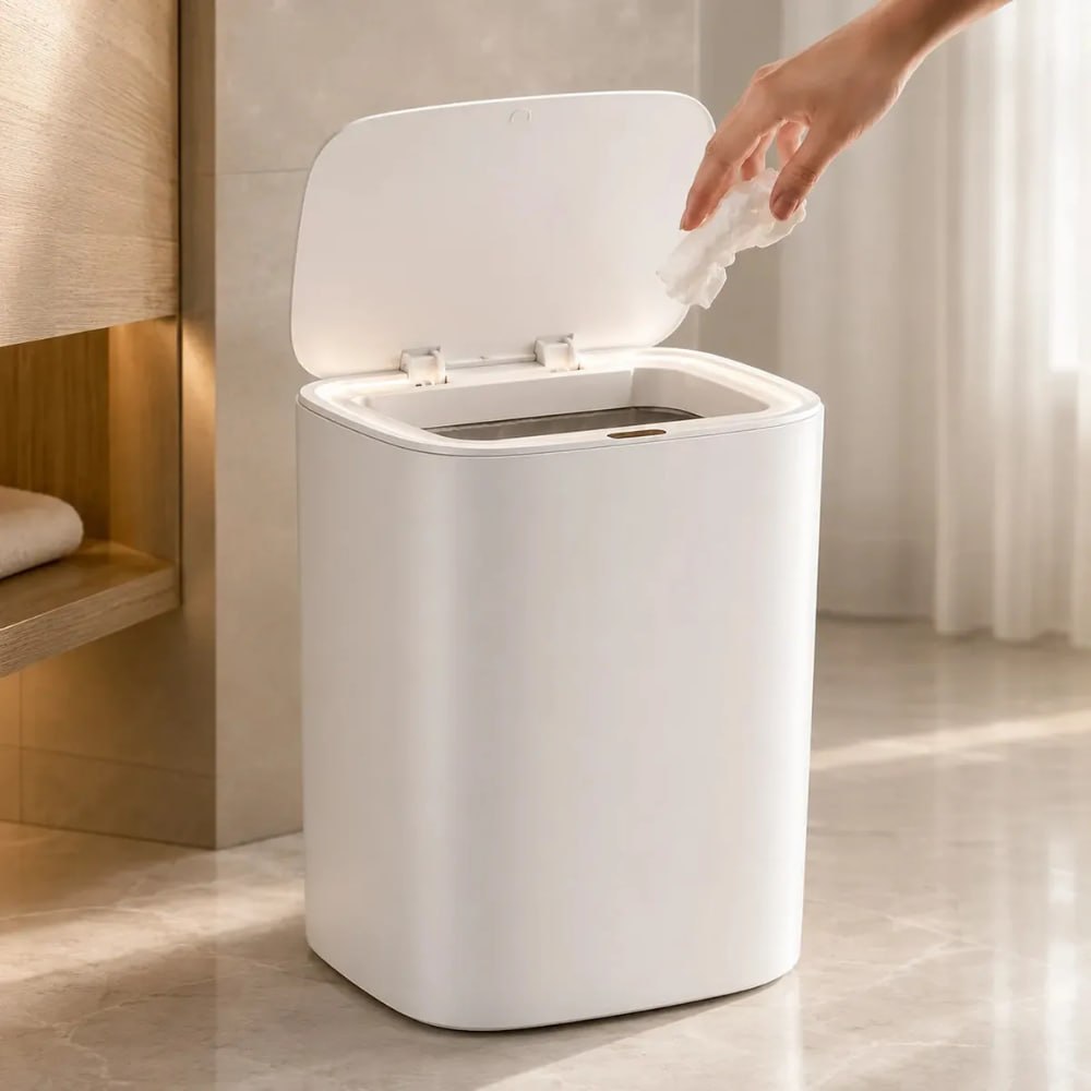 Lixeira Inteligente com Sensor Automático 16L