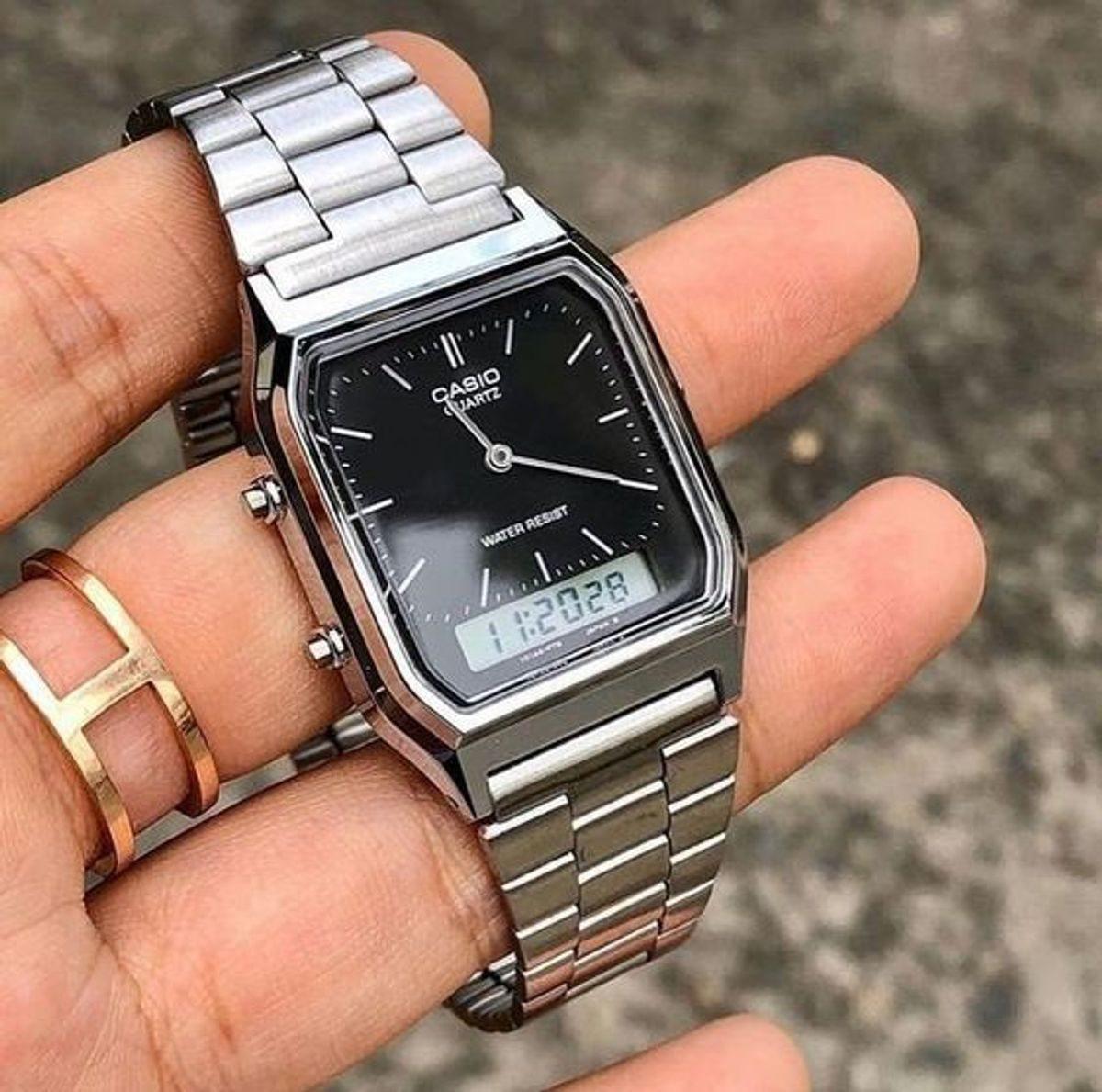 Relógio Casio Vintage Prata