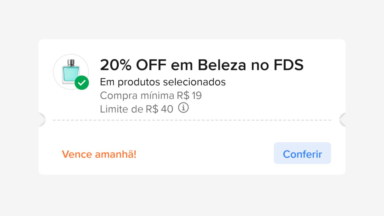 20% OFF em Itens de Beleza - Cupom FDSBELEZA