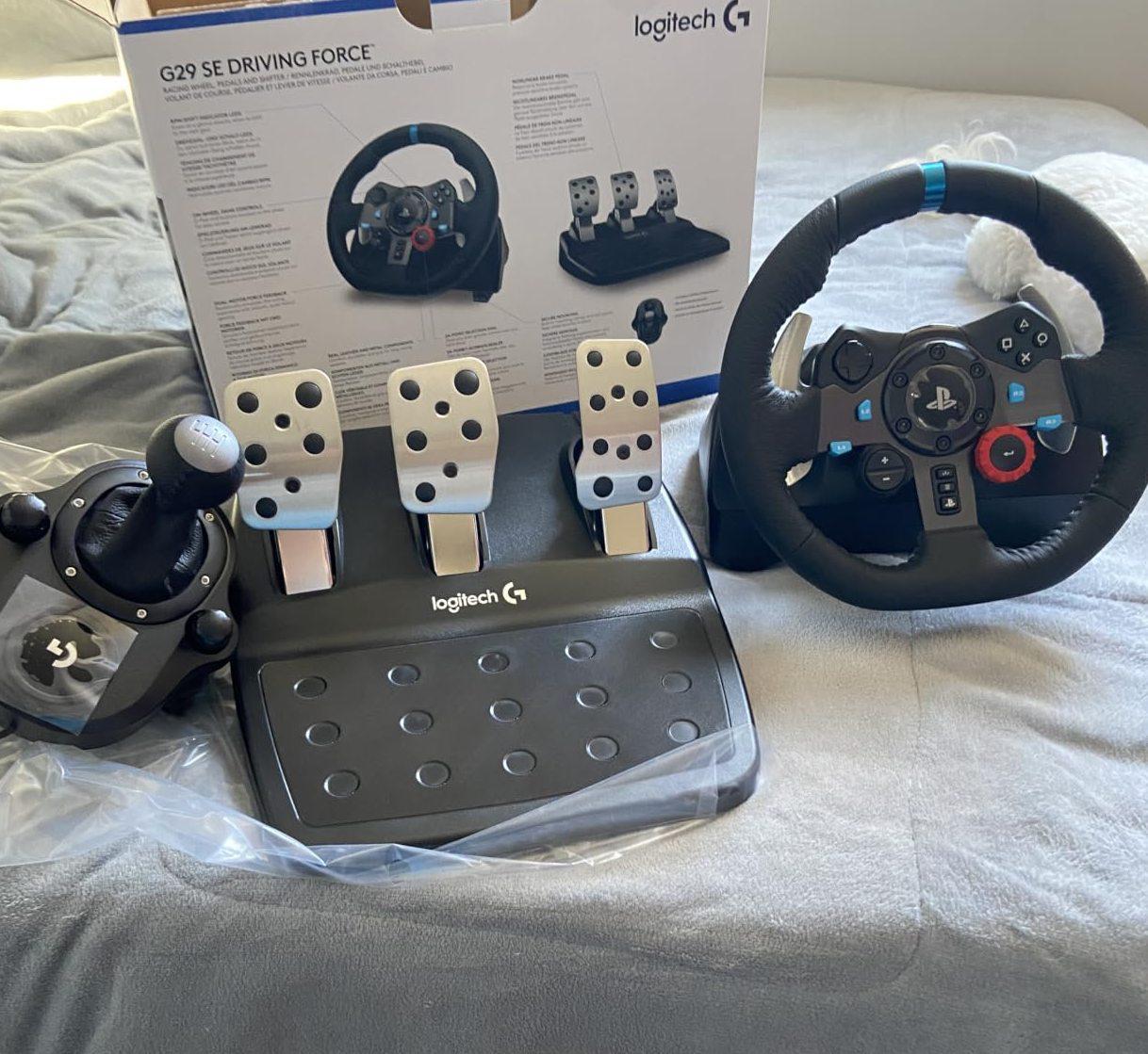 Logitech G29 SE Volante com Pedais e Câmbio PS5 PS4 PS3 PC