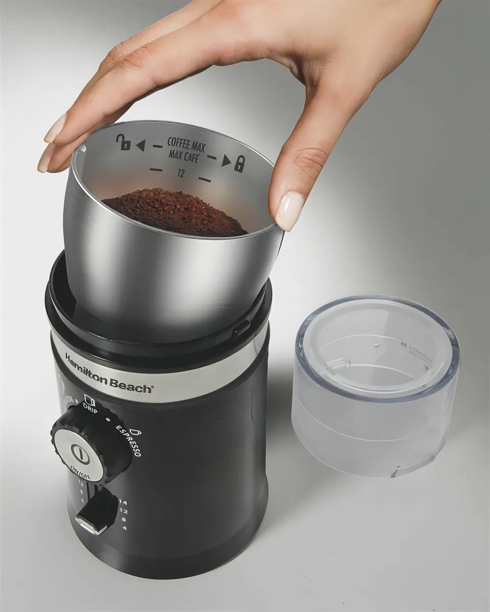 Moedor de Café Elétrico Hamilton Beach 150W Inox