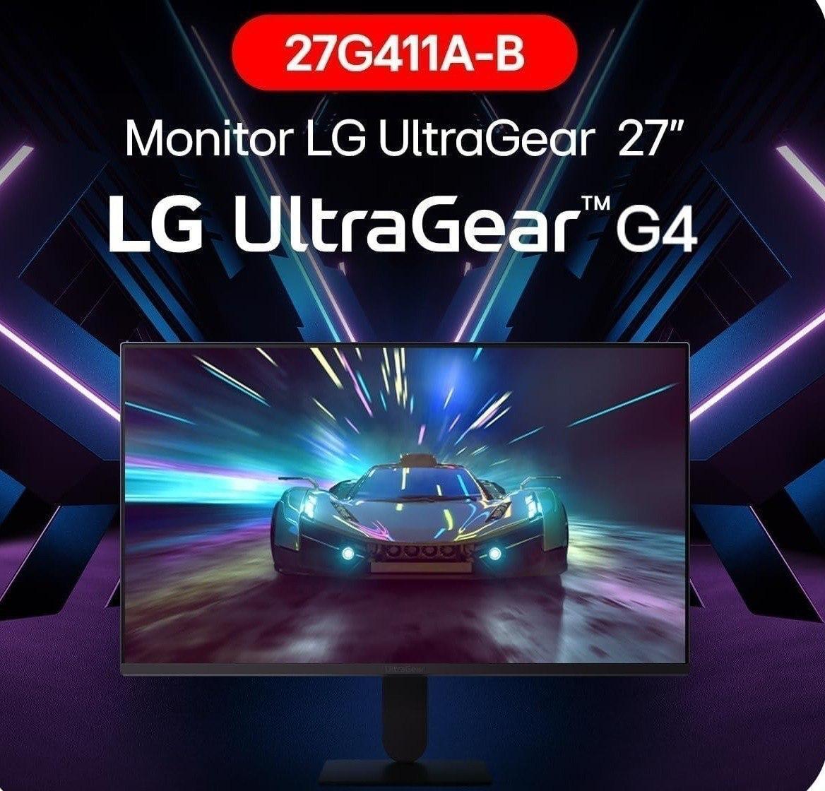 Monitor LG UltraGear 27G411A-B 27" FHD 144Hz 1ms G-SYNC