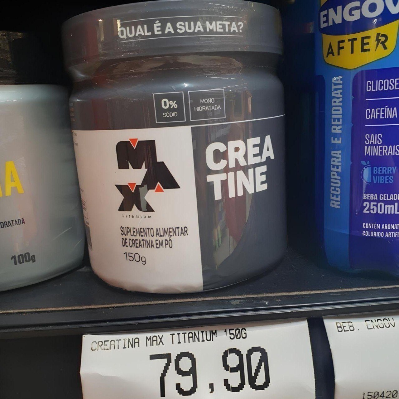 Creatina Monohidratada 150g Max Titanium