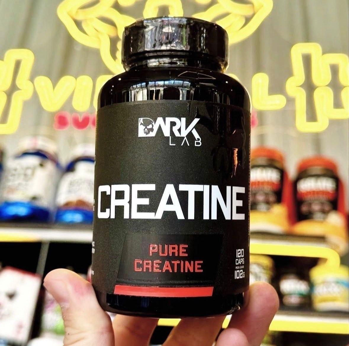 Creatina 100% Pura 120 Cápsulas Dark Lab
