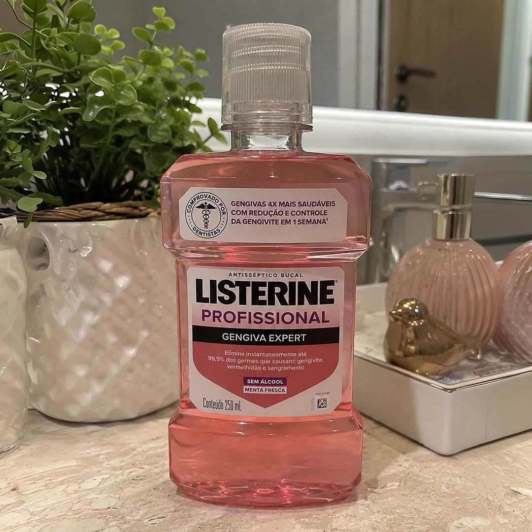 Listerine Enxaguante Bucal Profissional Gengiva Expert 250ml