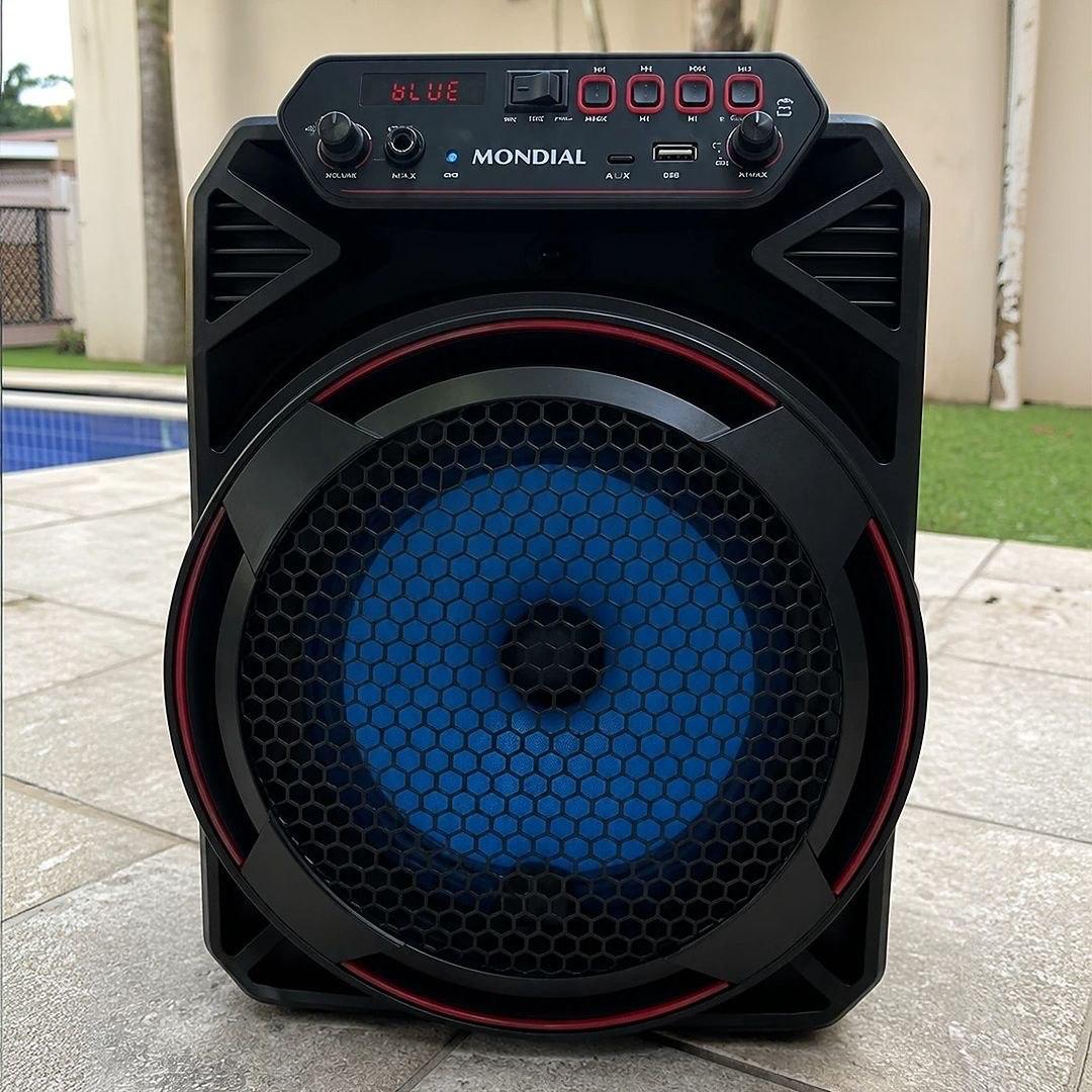 Caixa Amplificada Bluetooth Mondial 150W RMS Bivolt CM-150