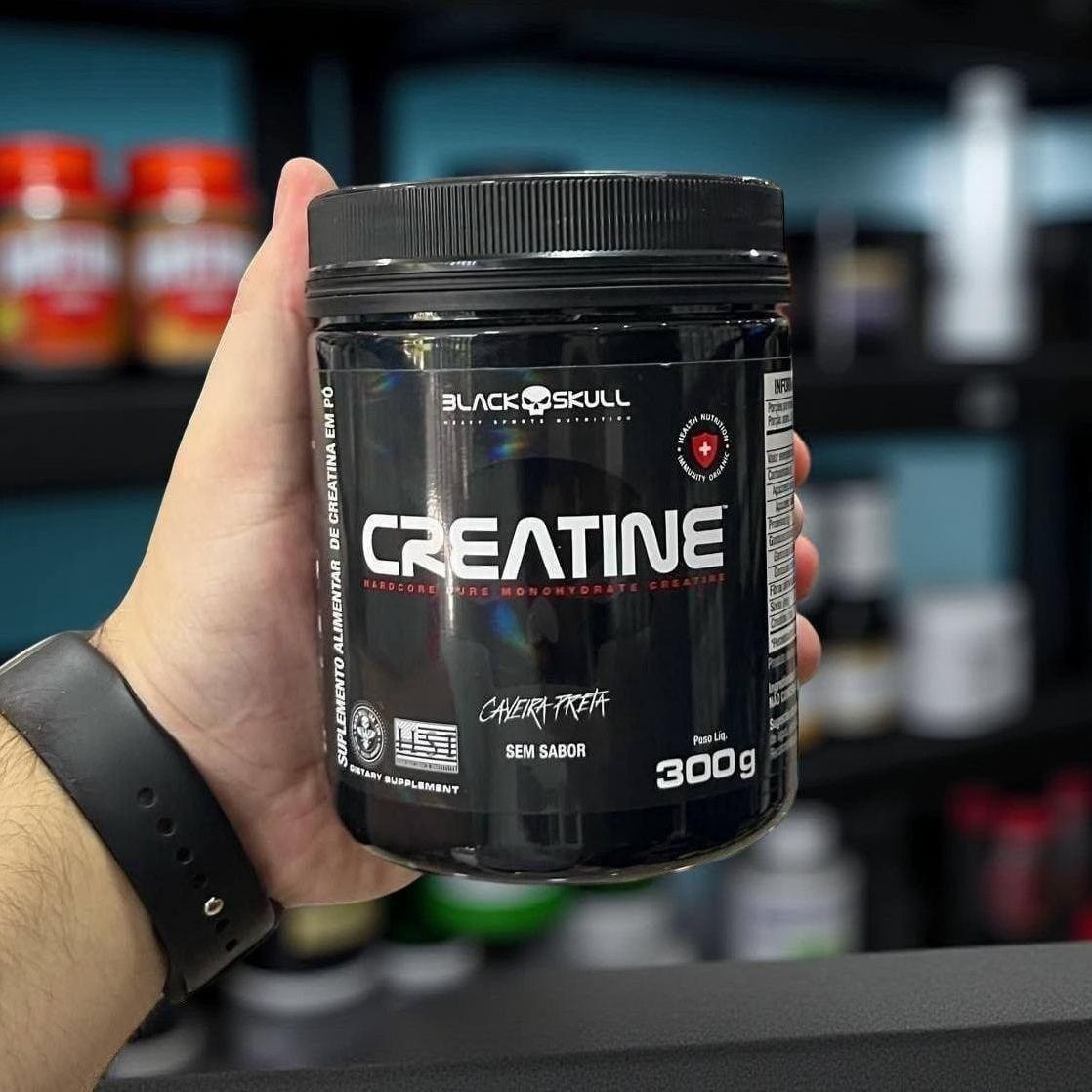 Creatina Monohidratada Black Skull 300g