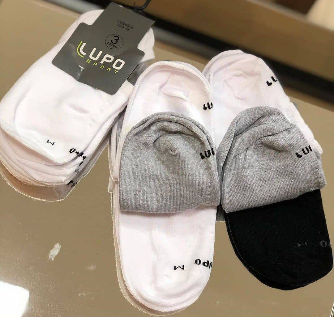 Kit 10 Pares de Meias Lupo Cano Curto Algodão