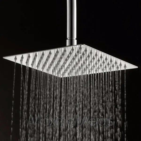 Ducha De Teto 20cm Inox SS304 Slim Com Braço