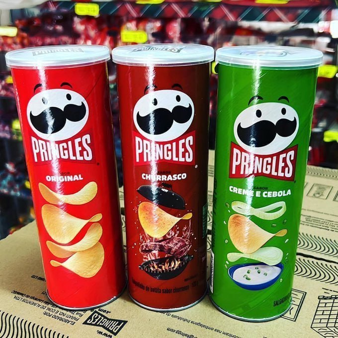 Pack 3 Salgadinho Pringles Vários Sabores