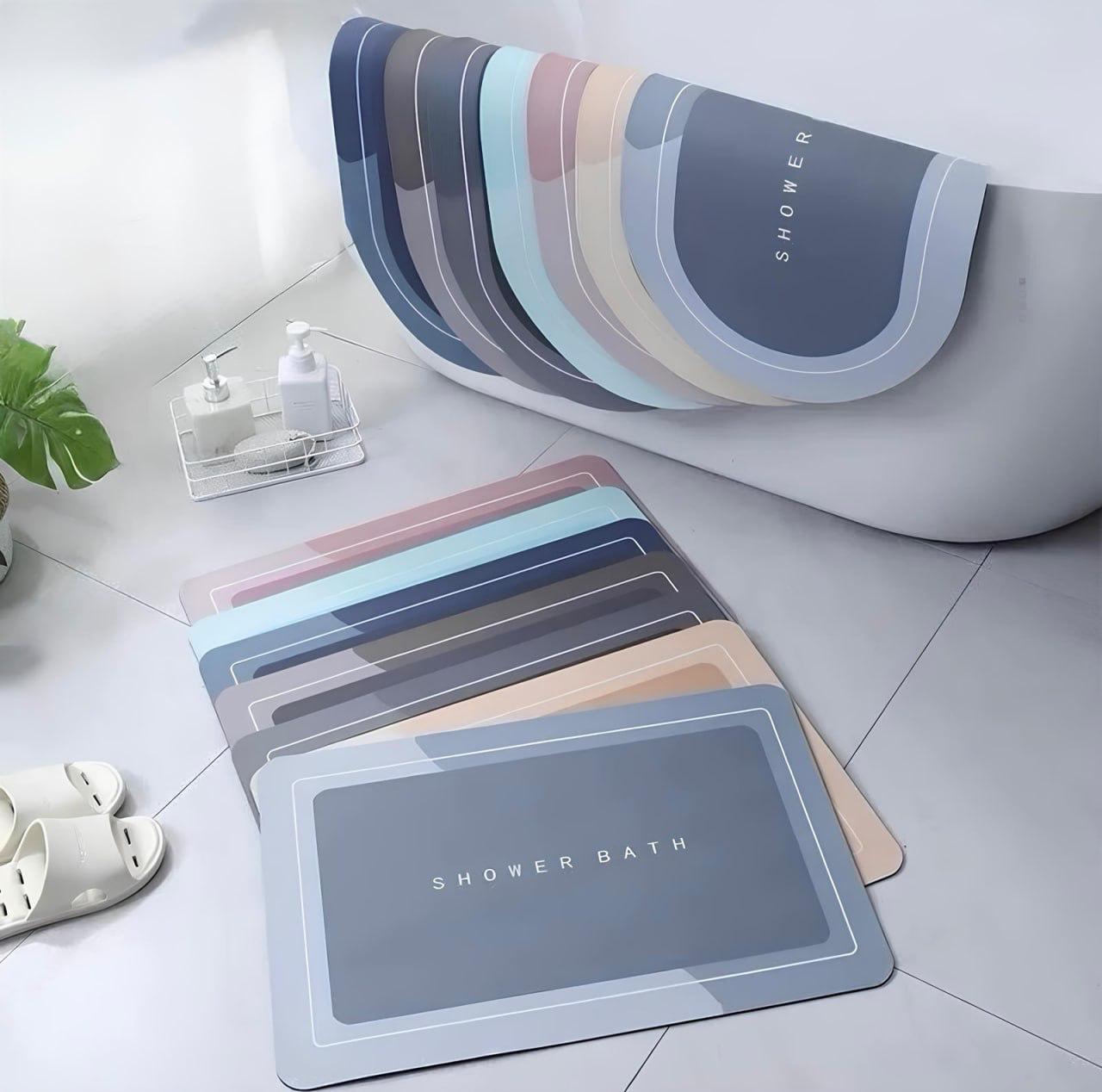 Kit 4 Tapetes para Banheiro Mágico Ultra Absorção