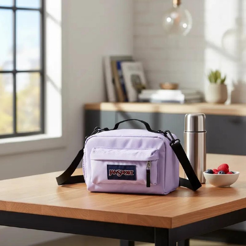 Lancheira Jansport The Carryout Térmica 6L Roxo