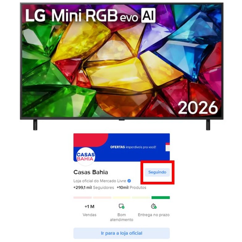Smart TV 55" LG Mini RGB Evo 4K 120Hz MRGB85