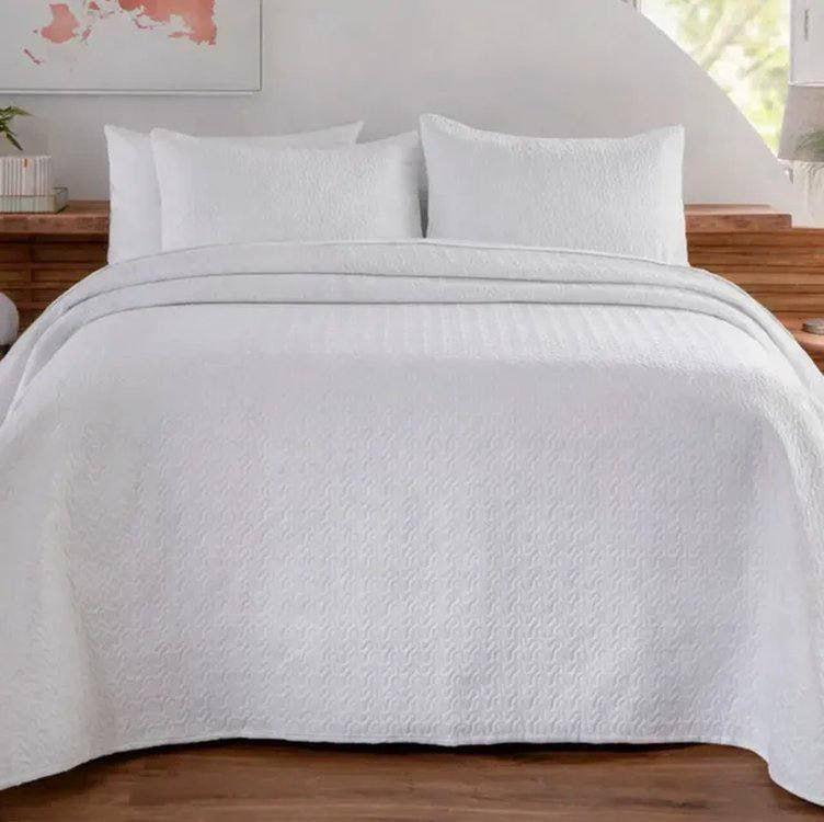 Colcha Cobre Leito Matelado Liso Casal 3 Peças