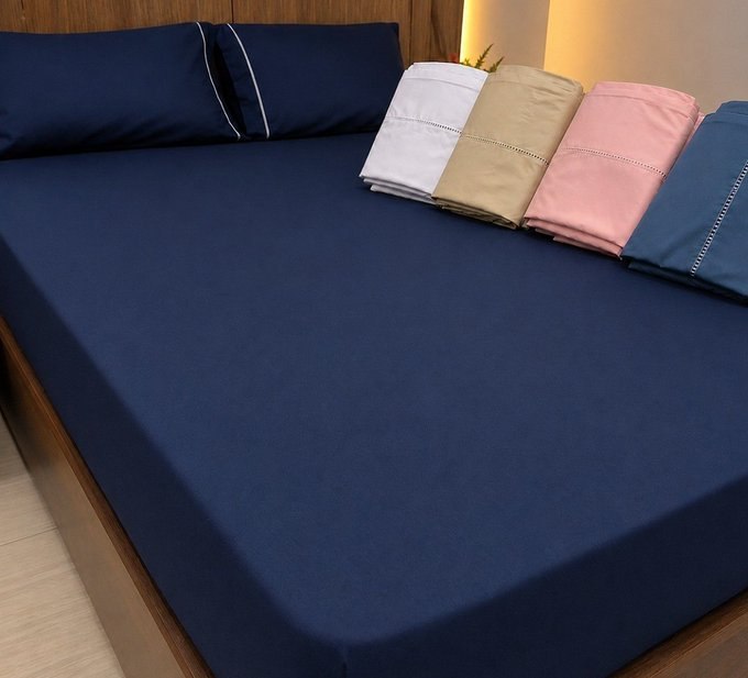 Jogo de Lençol 400 Fios Cama Queen 3 Peças