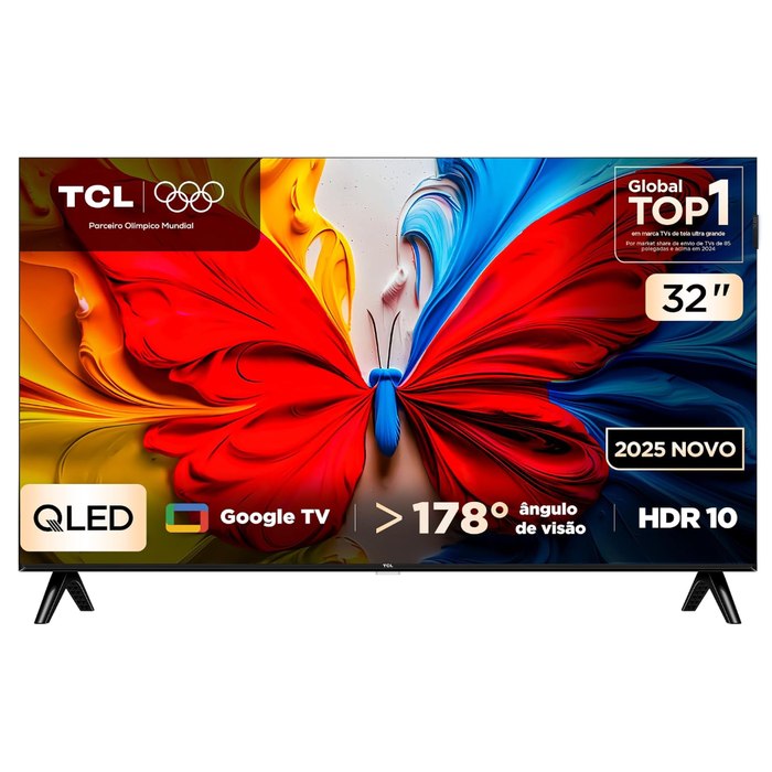 Smart TV TCL 32 Polegadas HD QLED