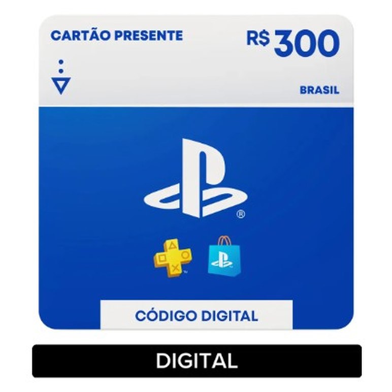 PlayStation Store Gift Card R$ 300