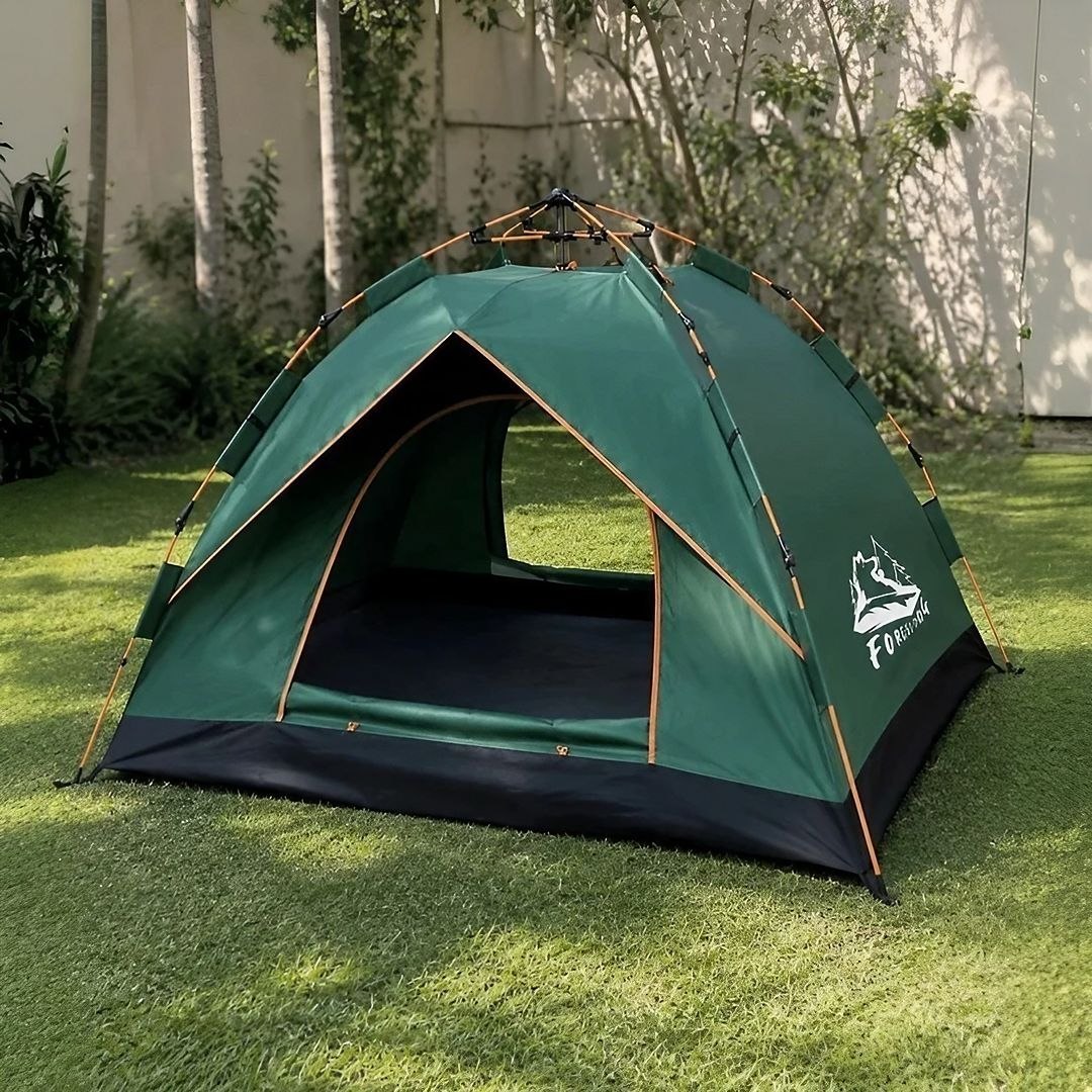 Barraca Camping 3-4 Pessoas Forestdog Automática 210x200x135cm Verde