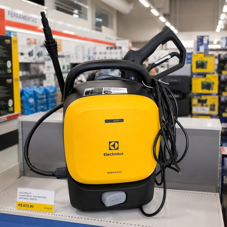 Lavadora de Alta Pressão Electrolux 1650PSI 1400W EasyWash
