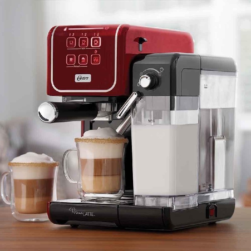Cafeteira Espresso Oster PrimaLatte Touch Red 127V