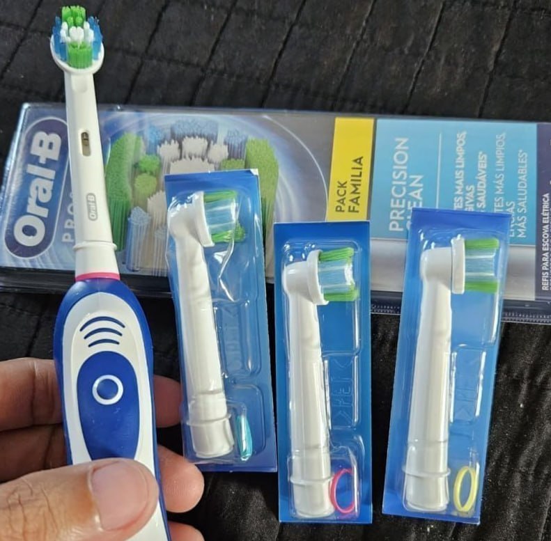 Refil Para Escova Elétrica Oral-B Precision Clean 4 Unidades