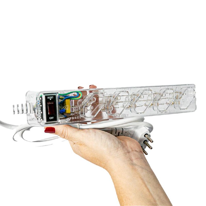 Filtro de Linha Clamper iClamper Energia 5 Tomadas com DPS