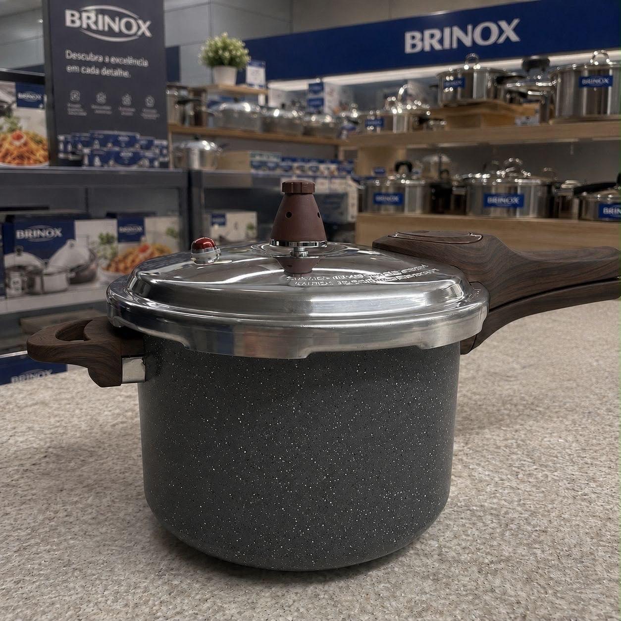 Panela de Pressão Presscook Grafito 4,2L Mimo Style