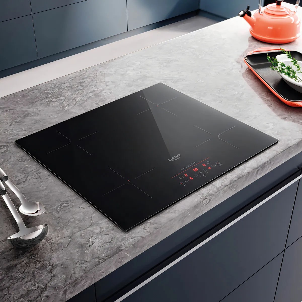 Cooktop de Indução 4 Bocas Dako Supreme Preto