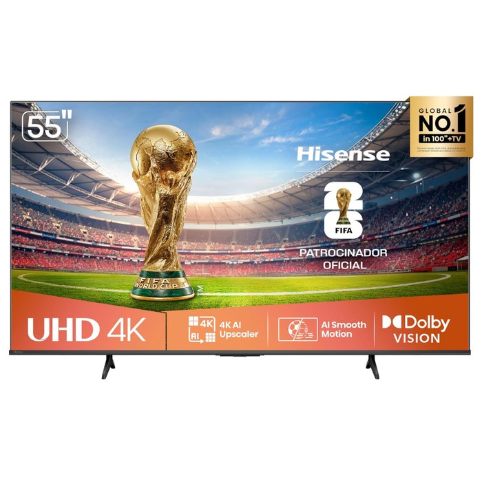 Smart TV 55" 4K Hisense A6NV