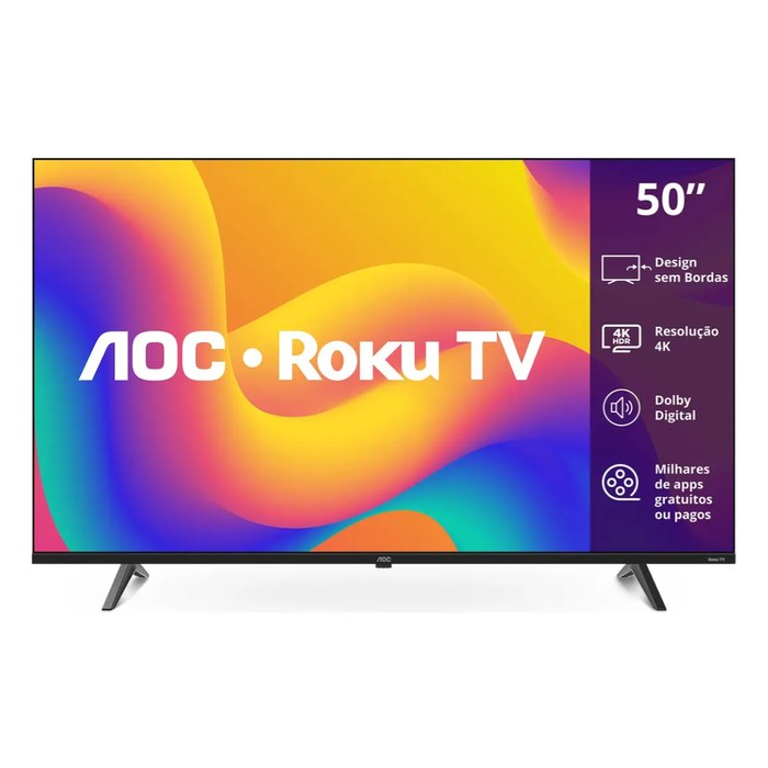 Smart TV Roku 50" 4K UHD AOC Bivolt