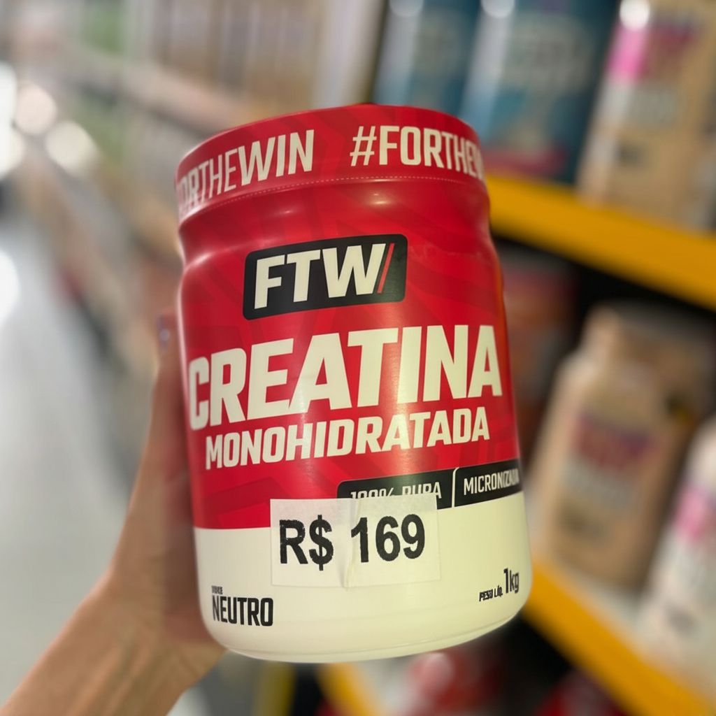 Creatina Monohidratada 100% Pura 1kg FTW