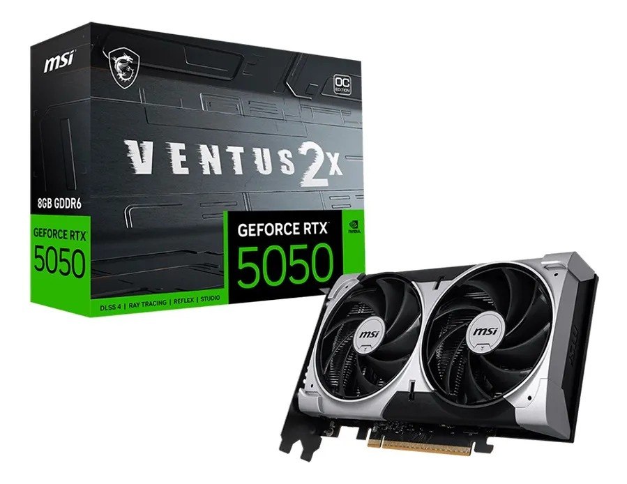 Placa de Vídeo MSI Nvidia GeForce RTX 5050 Ventus 2X OC