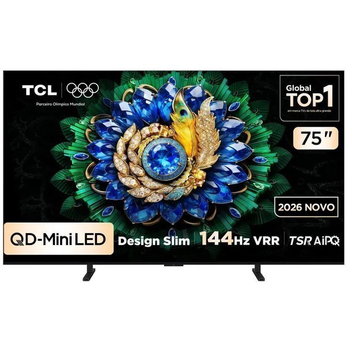 Smart TV TCL 75" A400M QD-Mini LED 4K 120Hz