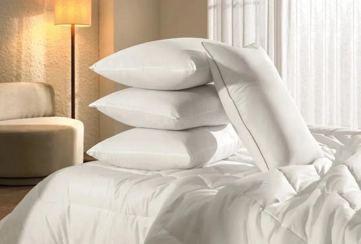 Kit 2 Travesseiros Antialérgico 50x70cm Hotelaria Karsten