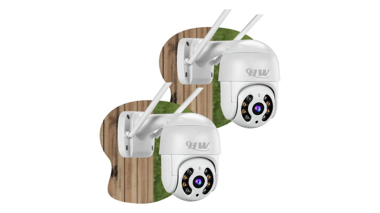 Kit 2 Câmeras Segurança IP WiFi iCSee com Infravermelho