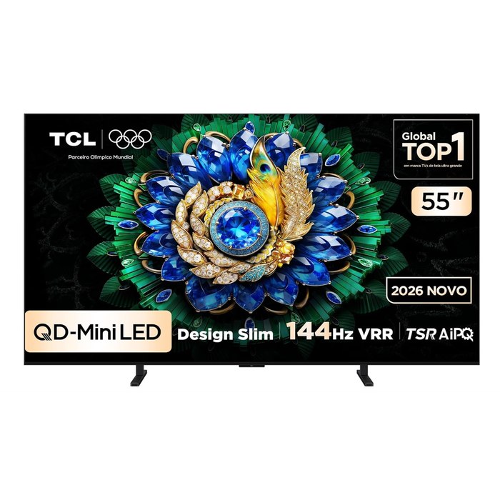 Smart TV TCL 55" A400M QD-Mini LED 4K 120Hz