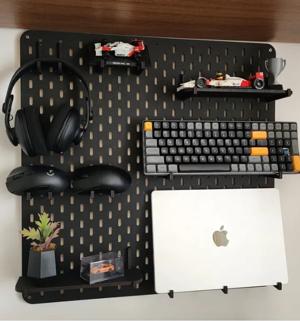 Pegboard MDF Preto