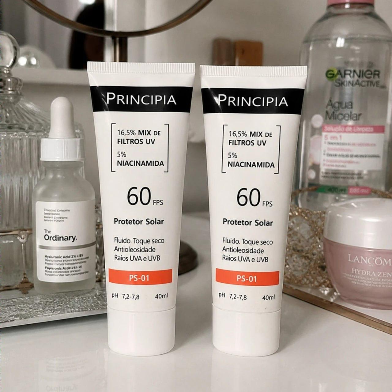 Principia Kit 2 Protetor Solar Facial PS-01 FPS 60