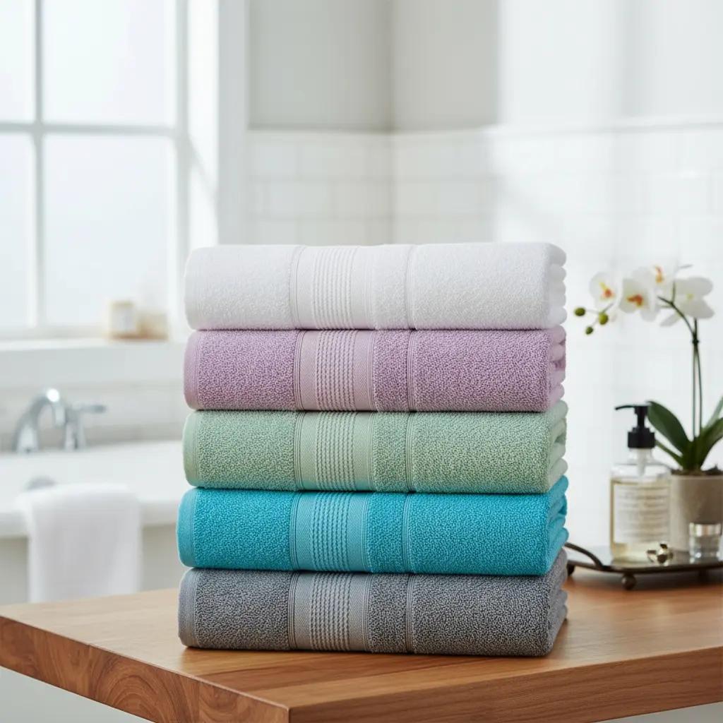 Kit 4 Toalhas de Banho Gigante 70x135cm Algodão