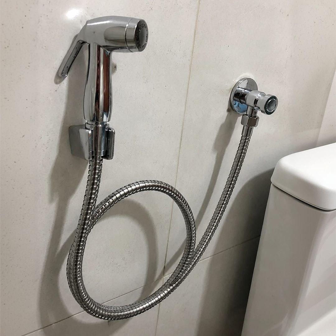 Ducha Higiênica Banheiro Alavanca C-72 Luxo 1/4 V