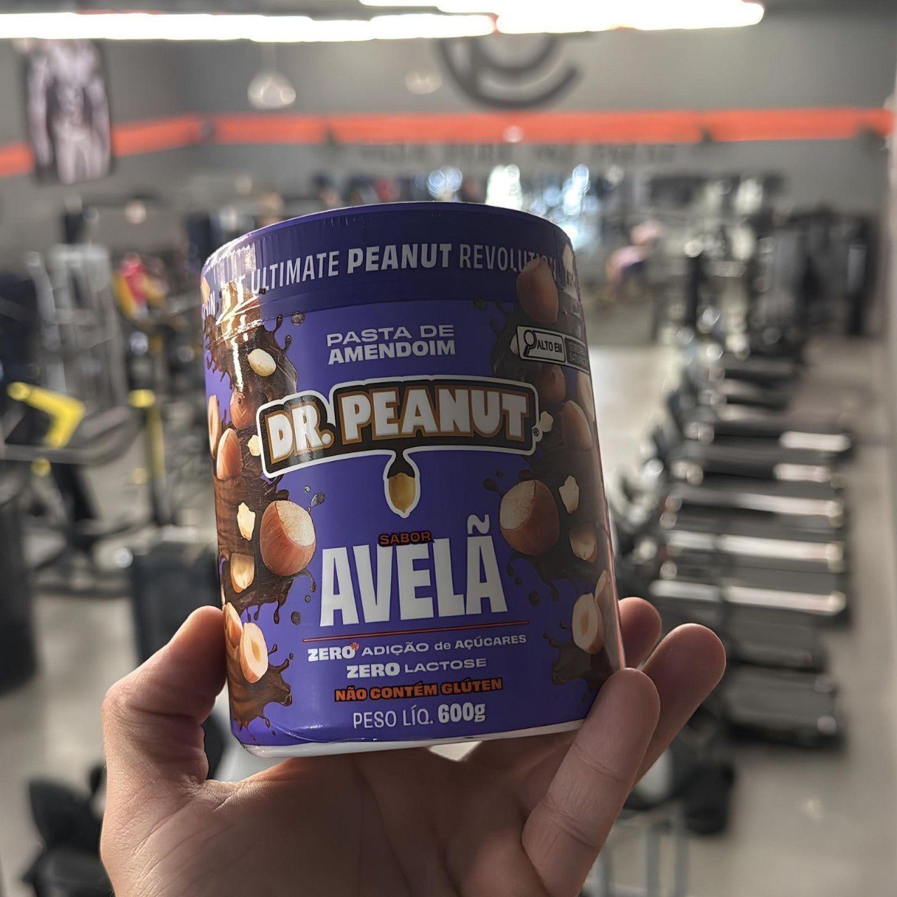 Dr. Peanut Pasta de Amendoim com Avelã 600G - Whey Protein