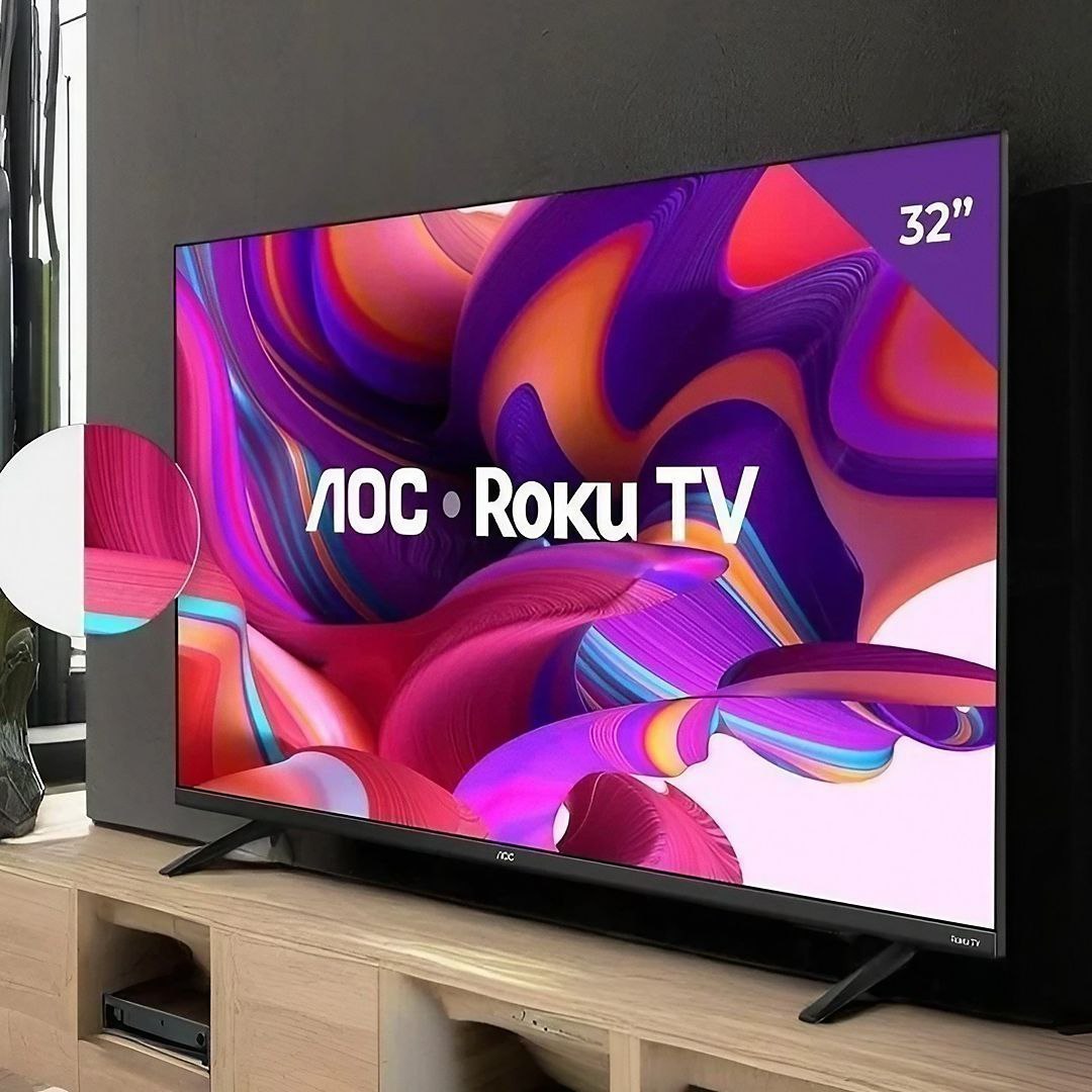 Smart TV LCD LED 32" AOC Wi-Fi HD Quad