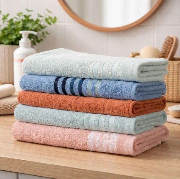 Kit 4 Toalhas de Banho Luxo 70x140cm