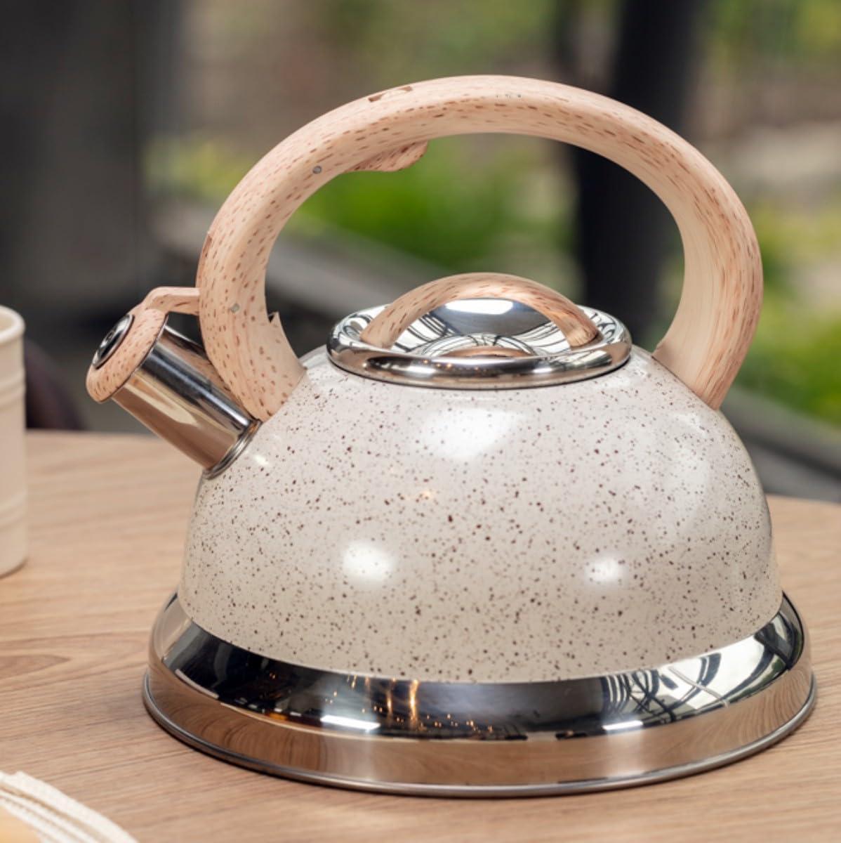 Chaleira Com Apito Brinox 2,7 L Roma Areia